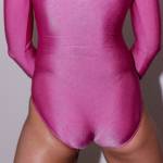 Spandex leotard - pink