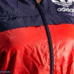 Adidas retro shiny nylon jacket
