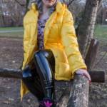 Yellow downcoat - Fanny by Pamy